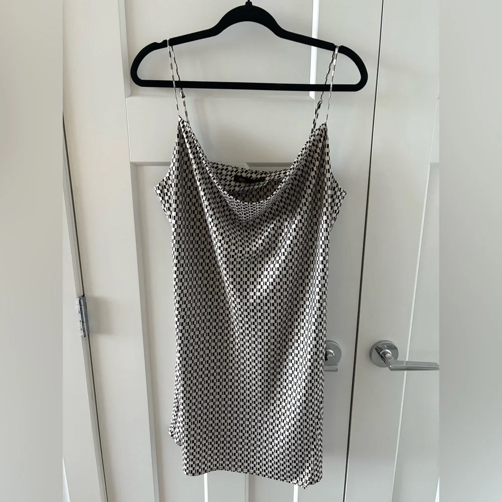 Dynamite Dani Cowl Neck Satin Slip Dress - Picture 2 of 6